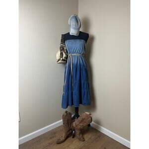 Y2K Ombre Maxi Skirt ### Studio West Apparel 100% Cotton Long Skirt